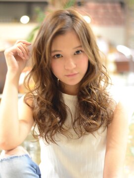マリオ ヘアー デザイン(MARIO HAIR DESIGN) MARIO☆外国人風ふわくしゅ無造作セミディ