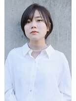 フランチェスカ(Francesca)&nbsp;前髪ありひし形耳掛けクールショートボブ