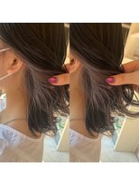 ヘアアトリエコモノ(hair l'atelier KoMoNo) #ピアスカラー × ホワイトシルバー