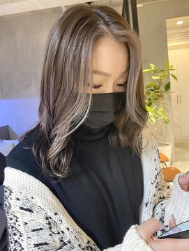 エリマ 調布(elima) フェイスフレーミング/ハイライト/インナーカラー/グレージュ