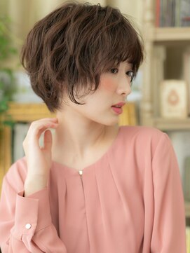 カバーヘア ブリス 北浦和(COVER HAIR bliss) くすみカラーくせ毛風前下がりマッシュボブa北浦和20代30代40代!