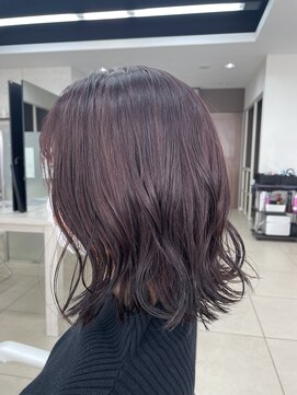 プロデュース 東橋本店(Produce) ブリーチなしダブルカラーで透明感抜群暖色カラー