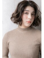 カバーヘア ブリス 北浦和(COVER HAIR bliss) ふんわりカール黒髪ガーリーかきあげボブY北浦和20代30代40代