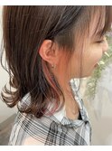チラ見えがかわいい☆薄ピンクイヤリング