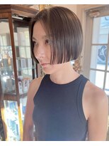 ガレージ(GARAGE) ミニボブ ハンサムショート 切りっぱなしボブ