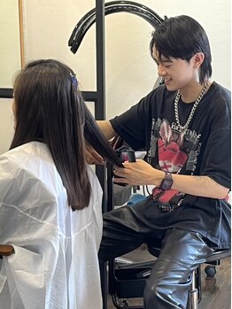 サロンド アクトレス 銀座店(salon de actress)の写真/ご来店からお帰りまで1人のスタイリストが全て担当!経験豊富なスタイリストがあなたの魅力を引き出します