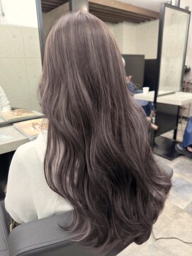 スターズ 川越店(STARS) ハイライトカラー　立体感　透明感　アッシュカラー　ロング