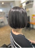 ショート大人ボブ白髪ぼかし30代40代50代60代代官山中目黒恵比寿