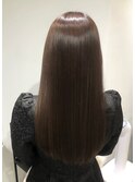 ツヤ髪アップに☆髪質改善カラー