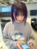 ディッセンバー 神宮前(December) 紫カラー/ぶどうカラー/パープルカラー/ブリーチカラー/渋谷