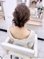 プティクローシェ バイ クオーレ(petite cloche by CUORE)&nbsp;アップスタイルお呼ばれヘア