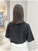 YOKE ぱつっとボブ結べるボブハイトーンミルクティーアッシュ