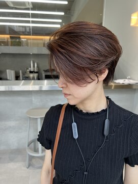 カケル(×.) 大人ショートボブ/ボブ/ショート/アンブレラカラー