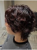横/イメチェン外国人のくせ毛風パーマ×ショートウルフパーマ