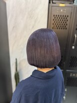 ヴァイス 渋谷店(VAICE)&nbsp;ボブ/ダブルカラー/ダークラベンダー