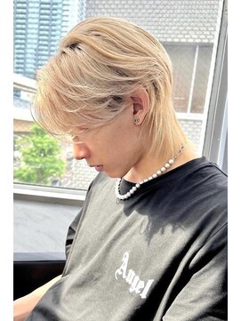 ランズ(LANDS) メンズカット ウルフカット【韓国ヘア 大阪 梅田】