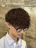 【個性派】プードルパーマ＋骨格矯正カット