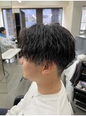 無造作1分スタイリング ツイスパセンターパート