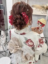 プティクローシェ バイ クオーレ(petite cloche by CUORE) 浴衣ヘア　サイドアップ　イベントヘア