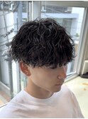 渋谷波巻きスパイラルパーマゆるめ波巻きビジネスパーマヘア原宿