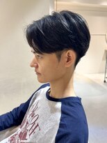 クレビアテン(CreBiA ten_)&nbsp;センターパート　ニュアンスパーマ　毛流れパーマ