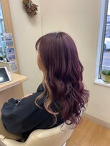 アメイジングヘアー 中沢店(AMAZING HAIR)&nbsp;ワインレッド×インナーカラー