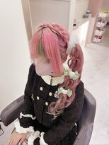 クラン 梅田店(clan)&nbsp;編みかちゅサイドポニー
