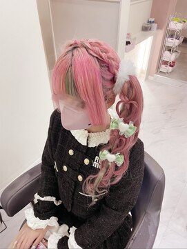 クラン 梅田店(clan) 編みかちゅサイドポニー