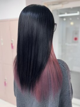 アール 横浜(R) 【MOMO】インナーカラー/ホワイトピンク/ブリーチ/ハイトーン