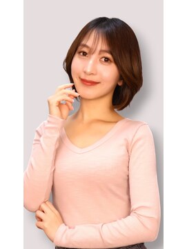 オフザリップヘアー(off the Lip hair) 清楚感◎あごライン内巻きボブ×シースルーバング