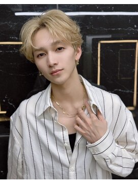 サイン メンズ 渋谷(SIGN men's) フェザーパーマダウンパーマニュアンスパーマセンターパート