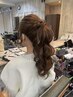 10時以降予約【土日祝限定】ブライダルパーティーヘアセット￥2700