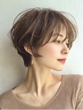 ハーツ(Heart's) 大人ショート 白髪ぼかし 脱白髪染め ハイライト40代50代60代