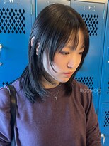 ナループロア ルームー(Nalu pu loa ROOMOO) 顔まわりザクザク!ミディアムレイヤー☆/韓国レイヤーKIRA