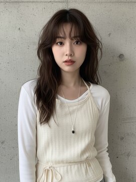 エイチ ウルフカット 大阪梅田(811) レイヤーボブヘアカラーバレイヤージュ50代くるみちゃんヘア