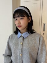ナビ(nabi) 前髪カットと前髪ストレート