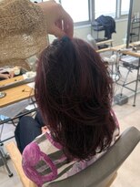 ルーチェバイリベルタ(Luce by liberta)&nbsp;夏にオススメ◎海外風ハイレイヤーとボルドーカラー