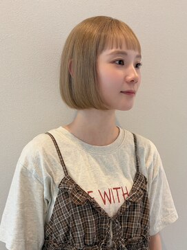 ノイ 水戸店(NEU) 64. ミルクブラウン/前髪/顔周り/似合わせカット