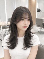 ネオリーブウリ 二子玉川店(Neolive uri)&nbsp;ダークパープルレイヤーカットミルクブラウン