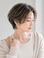 シエル 大名店(CIEL)&nbsp;オリーブグレージュ×丸みショート
