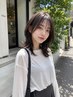 【韓国小顔ヘア】前髪＋顔周りカット＋最新カラー+ハホニコTr￥6050