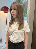 クプラ(Qpula) 【qpula 城慎太郎】ブリーチなしダブルカラー+ミントベージュ