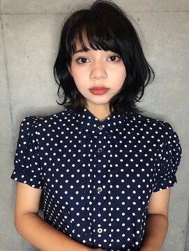 クーエフー(coo et fuu) [表参道]外はねボブにインナーカラーで個性をプラス♪藤沢