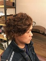 ヘアリラックスカーム(hair relax calm) men's無造作パーマスタイル