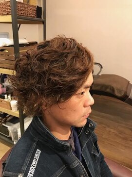 ヘアリラックスカーム(hair relax calm) men's無造作パーマスタイル