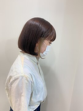 アッシュ 二子玉川店(Ash) インナーカラー×ボブ×スモークベージュ