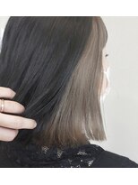ヘアリゾートハピネス バングインナーカラー☆