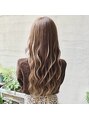 ビーヘアー(BE hair) ブラウン系のカラーベース×ハイライトプルエクステ100本