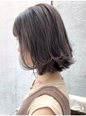 グレージュボブ_ボブルフクールショート_ba310992