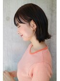 【DaVin中目黒】大人可愛い外ハネボブ　ココアブラウン
